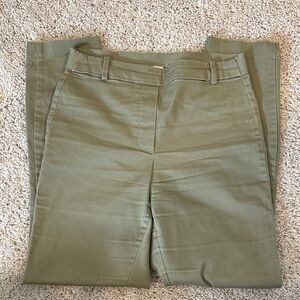 H&M Skinny Stretch Olive Trouser Pant